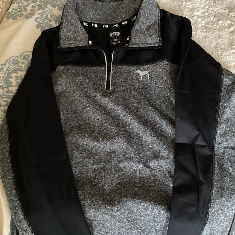 VS pink 1/4 zip